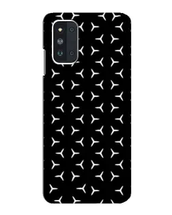 Чохол для Samsung Galaxy F52 5G (E526) з картинкою «Mercedes паттерн зірок»