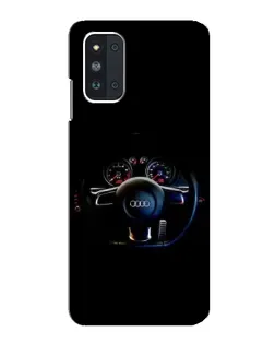Чехол для Samsung Galaxy F52 5G (E526) с картинкой «Салон Audi — руль» Чехол для Samsung Galaxy F52 5G (E526) с картинкой «Салон Audi — руль»