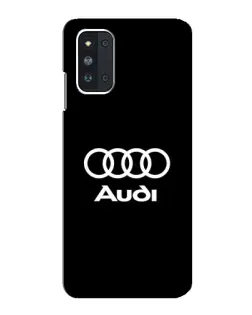Чехол для Samsung Galaxy F52 5G (E526) с картинкой «Классическое лого Audi»