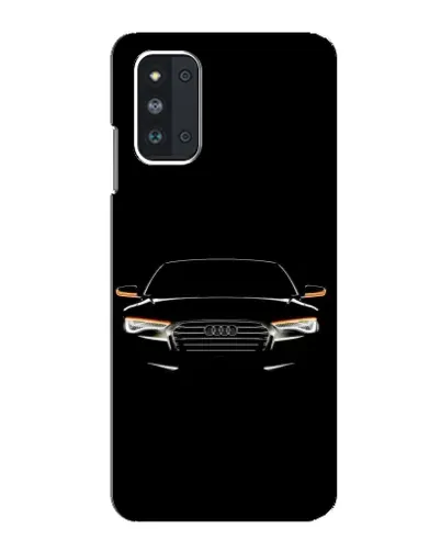 Чехол для Samsung Galaxy F52 5G (E526) с картинкой «Audi — ночной контур»
