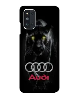 Чехол для Samsung Galaxy F52 5G (E526) с картинкой «Пантера и Audi»