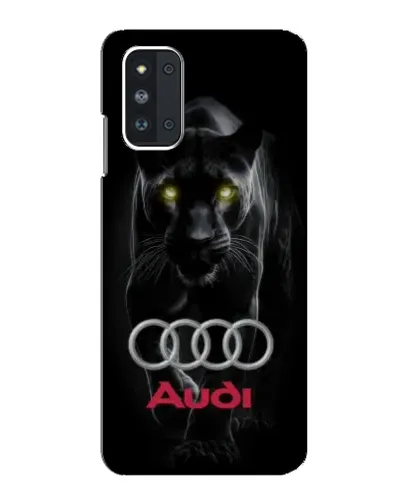 Чехол для Samsung Galaxy F52 5G (E526) с картинкой «Пантера и Audi»