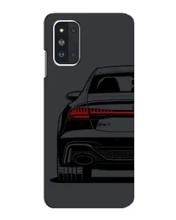 Чехол для Samsung Galaxy F52 5G (E526) с картинкой «Задняя часть Audi — арт»
