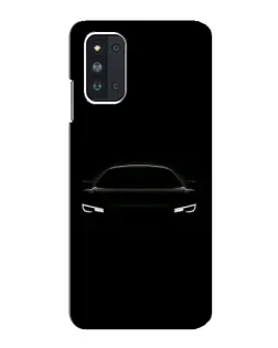 Чехол для Samsung Galaxy F52 5G (E526) с картинкой «Взгляд Audi в темноте»
