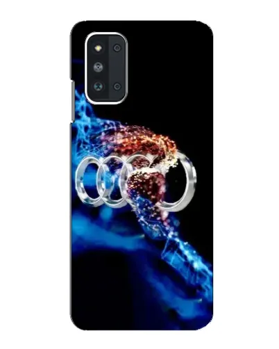 Чехол для Samsung Galaxy F52 5G (E526) с картинкой «Энергия лого Audi»