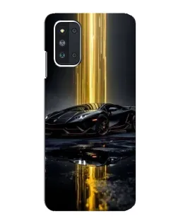 Чехол для Samsung Galaxy F52 5G (E526) с картинкой «Ночной Lamborghini драйв»