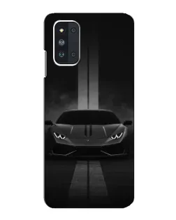 Чехол для Samsung Galaxy F52 5G (E526) с картинкой «Lamborghini симметрия дорог»