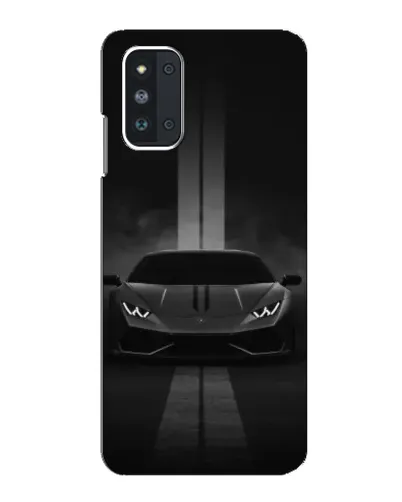 Чехол для Samsung Galaxy F52 5G (E526) с картинкой «Lamborghini симметрия дорог»