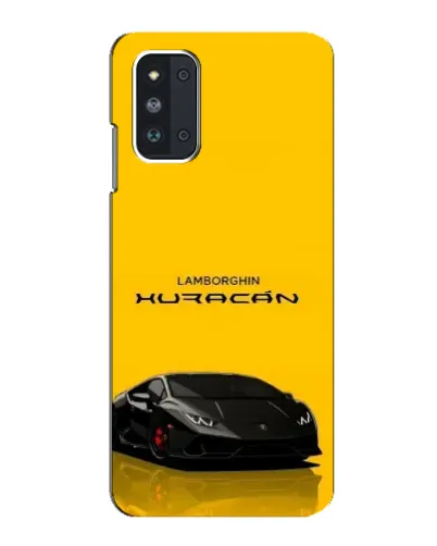 Чехол для Samsung Galaxy F52 5G (E526) с картинкой «Lamborghini Huracan черный»