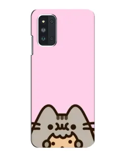 Чехол для Samsung Galaxy F52 5G (E526) с картинкой «Pusheen и печенье» Чехол для Samsung Galaxy F52 5G (E526) с картинкой «Pusheen и печенье»