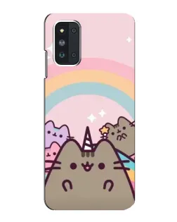 Чехол для Samsung Galaxy F52 5G (E526) с картинкой «Единорог Pusheen»