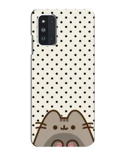Чехол для Samsung Galaxy F52 5G (E526) с картинкой «Пушин в горошек»