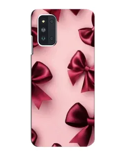 Чехол для Samsung Galaxy F52 5G (E526) с картинкой «Бордовый атлас»