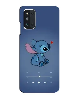 Чехол для Samsung Galaxy F52 5G (E526) с картинкой «Музыкальный Stitch»