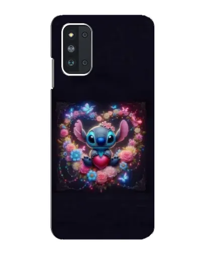 Чехол для Samsung Galaxy F52 5G (E526) с картинкой «Stitch в цветах» Чехол для Samsung Galaxy F52 5G (E526) с картинкой «Stitch в цветах»