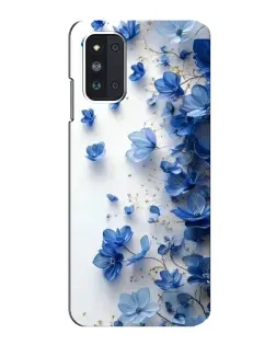 Чехол для Samsung Galaxy F52 5G (E526) с картинкой «Голубой цветочный каскад» Чехол для Samsung Galaxy F52 5G (E526) с картинкой «Голубой цветочный каскад»