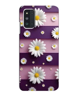 Чехол для Samsung Galaxy F52 5G (E526) с картинкой «Ромашки на фиолетовом» Чехол для Samsung Galaxy F52 5G (E526) с картинкой «Ромашки на фиолетовом»