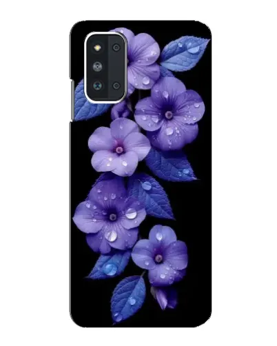 Чехол для Samsung Galaxy F52 5G (E526) с картинкой «Фиолетовые цветы с росою» Чехол для Samsung Galaxy F52 5G (E526) с картинкой «Фиолетовые цветы с росою»