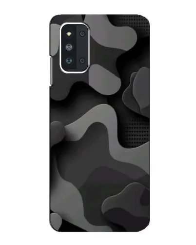 Чехол для Samsung Galaxy F52 5G (E526) с картинкой «Темный абстрактный камуфляж»