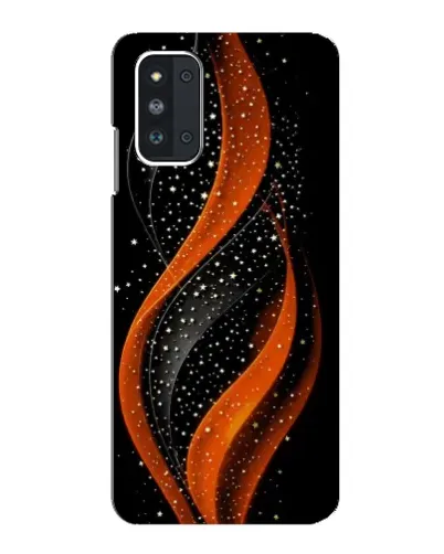 Чехол для Samsung Galaxy F52 5G (E526) с картинкой «Огненная звездная волна»