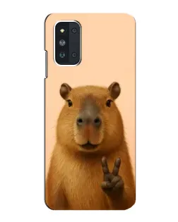 Чехол для Samsung Galaxy F52 5G (E526) с картинкой «Капибара виктория» Чехол для Samsung Galaxy F52 5G (E526) с картинкой «Капибара виктория»