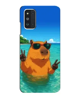 Чехол для Samsung Galaxy F52 5G (E526) с картинкой «Морская капибара» Чехол для Samsung Galaxy F52 5G (E526) с картинкой «Морская капибара»