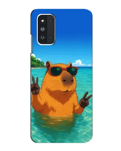 Чехол для Samsung Galaxy F52 5G (E526) с картинкой «Морская капибара» Чехол для Samsung Galaxy F52 5G (E526) с картинкой «Морская капибара»