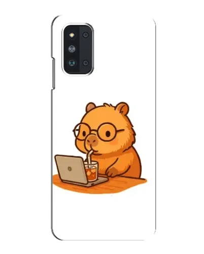 Чехол для Samsung Galaxy F52 5G (E526) с картинкой «Капибара с ноутбуком» Чехол для Samsung Galaxy F52 5G (E526) с картинкой «Капибара с ноутбуком»