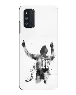 Чехол для Samsung Galaxy F52 5G (E526) с картинкой «Черно-белый силуэт Месси» Чехол для Samsung Galaxy F52 5G (E526) с картинкой «Черно-белый силуэт Месси»