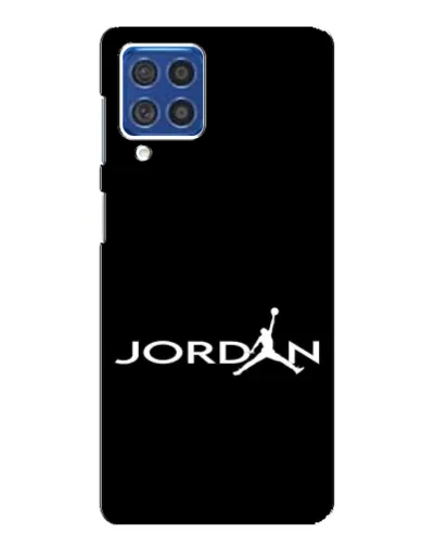 Чехол для Samsung Galaxy F62 с картинкой «Jordan White Logo»