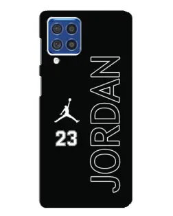 Чехол для Samsung Galaxy F62 с картинкой «Jordan Vertical»