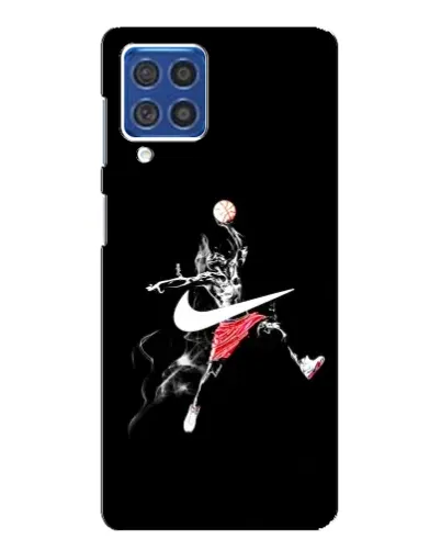 Чехол для Samsung Galaxy F62 с картинкой «Jordan Jumpman»