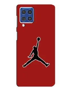 Чехол для Samsung Galaxy F62 с картинкой «Jordan Red Back»