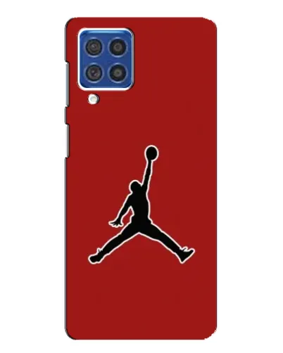 Чехол для Samsung Galaxy F62 с картинкой «Jordan Red Back»