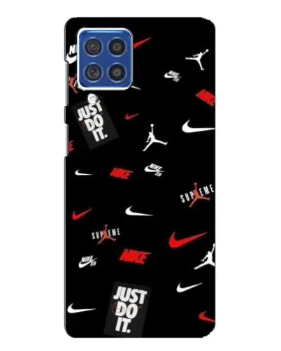 Чехол для Samsung Galaxy F62 с картинкой «Nike Mix Pattern»