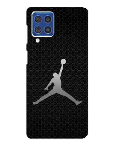 Чехол для Samsung Galaxy F62 с картинкой «Jordan Dark Carbon»