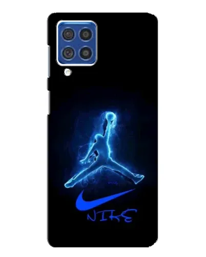 Чехол для Samsung Galaxy F62 с картинкой «Jordan Neon Blue»