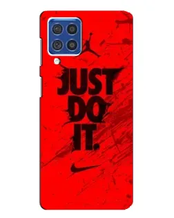 Чехол для Samsung Galaxy F62 с картинкой «Nike Just Do It»