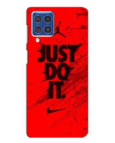 Чехол для Samsung Galaxy F62 с картинкой «Nike Just Do It»