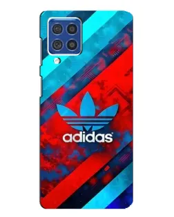 Чехол для Samsung Galaxy F62 с картинкой «Абстракция Adidas»