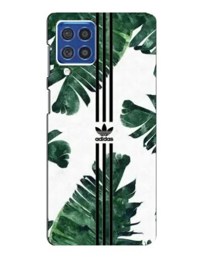 Чехол для Samsung Galaxy F62 с картинкой «Пальмовые листья адидас» Чехол для Samsung Galaxy F62 с картинкой «Пальмовые листья адидас»