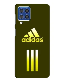Чехол для Samsung Galaxy F62 с картинкой «Оливковый градиент Adidas»