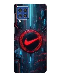 Чохол для Samsung Galaxy F62 з картинкою «Техногенний стиль Nike»