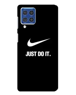 Чохол для Samsung Galaxy F62 з картинкою «Класичний принт Nike»