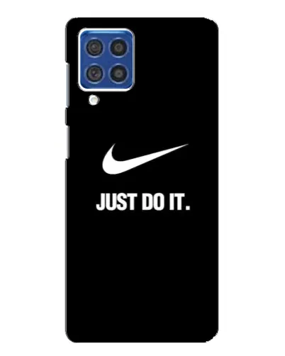 Чехол для Samsung Galaxy F62 с картинкой «Классический принт Nike» Чехол для Samsung Galaxy F62 с картинкой «Классический принт Nike»