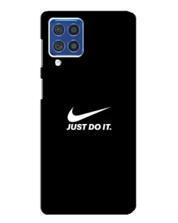 Чохол для Samsung Galaxy F62 з картинкою «Мінімалізм від Nike»