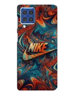 Чохол для Samsung Galaxy F62 з картинкою «Nike в абстракції»