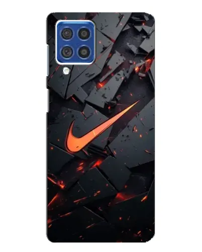 Чехол для Samsung Galaxy F62 с картинкой «Nike — эффект разломов» Чехол для Samsung Galaxy F62 с картинкой «Nike — эффект разломов»