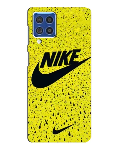Чехол для Samsung Galaxy F62 с картинкой «Желтый текстурный Nike» Чехол для Samsung Galaxy F62 с картинкой «Желтый текстурный Nike»