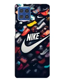 Чохол для Samsung Galaxy F62 з картинкою «Колекція кросівок Nike»
